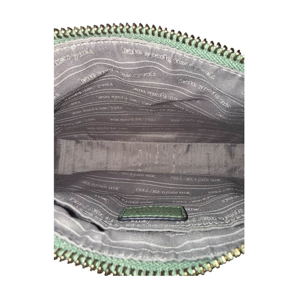 Kate Spade Sage Green Pebbled Leather Medium Shoulder Bag - Picture 6 of 7